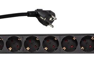 Extens?o PDU 9 Tomadas p/ Rack 19 c/ Interruptor (2 mts) - LOGILINK
