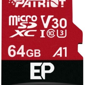 Cart?o de Mem?ria MicroSDXC 64GB (Classe 10) - PATRIOT