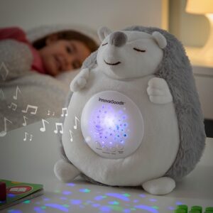 Peluche Porco Espinho c/ Som e Projetor de Luz de Presen?a - INNOVAGOODS