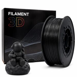 Filamento de Impressão 3D PETG CF 1,75mm 1Kg (Preto) - FILAMENT 3D