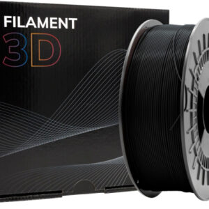 Filamento de Impressão 3D PETG 1,75mm 1Kg (Preto) - FILAMENT 3D