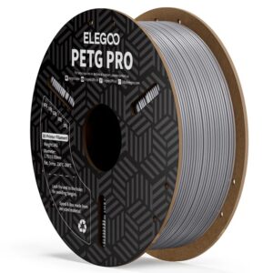 Filamento de Impressão 3D PETG Pro 1,75mm 1Kg (Cinzento) - ELEGOO