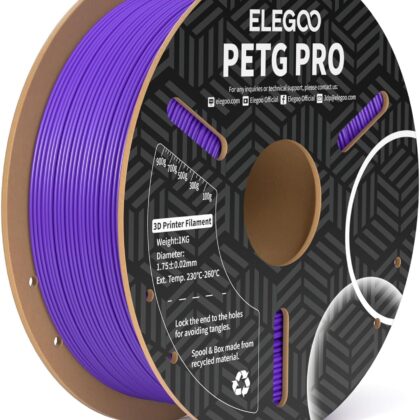 Filamento de Impressão 3D PETG Pro 1,75mm 1Kg (Roxo) - ELEGOO