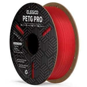 Filamento de Impressão 3D PETG Pro 1,75mm 1Kg (Vermelho) - ELEGOO