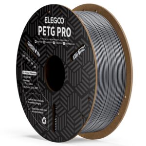 Filamento de Impressão 3D PETG Pro 1,75mm 1Kg (Prateado) - ELEGOO