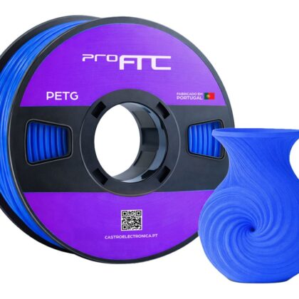 Filamento de Impressão 3D PETG 1,75mm 1Kg (Azul) - ProFTC
