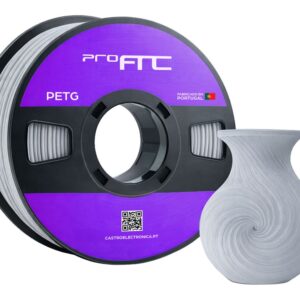 Filamento de Impress?o 3D PETG 1,75mm 1Kg (Cinzento Frio) - ProFTC