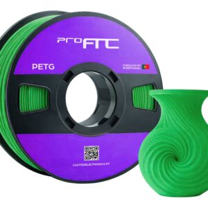 Filamento de Impressão 3D PETG 1,75mm 1Kg (Verde) - ProFTC