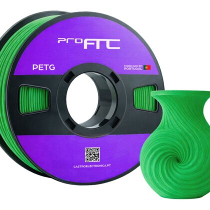 Filamento de Impressão 3D PETG 1,75mm 1Kg (Verde) - ProFTC