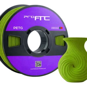 Filamento de Impressão 3D PETG 1,75mm 1Kg (Verde Militar) - ProFTC