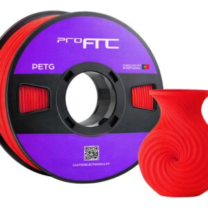 Filamento de Impress?o 3D PETG 1,75mm 1Kg (Vermelho Chin?s) - ProFTC