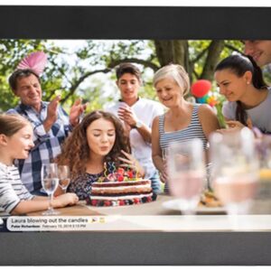 Moldura Digital 10.1 PFF-1024 Wi-Fi FRAMEO (Preto) - DENVER