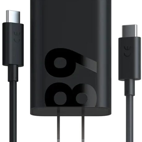 Carregador TurboPower USB-C 68W p/ Smartphones Motorola (Preto) - MOTOROLA