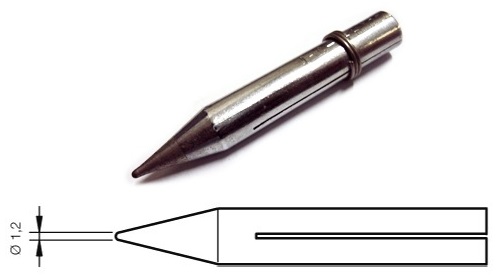 Ponteira 1,2mm p/ Ferros de Soldar JBC