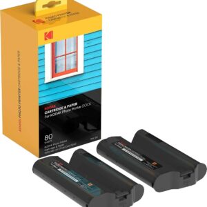 Pack 2x Cartuchos + 80x Folhas Papel Fotogr?fico - KODAK