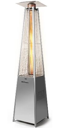 Aquecedor de Exterior a Gás em INOX (Butano/Propano) 13000W - ORBEGOZO