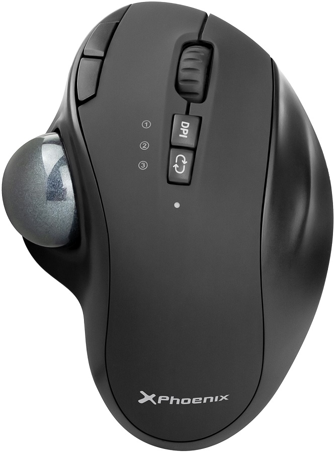Rato Óptico Ergo T1 TrackBall 2400dpi - PHOENIX