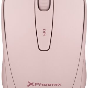 Rato Óptico s/ Fios M250 1600dpi (Rosa) - PHOENIX