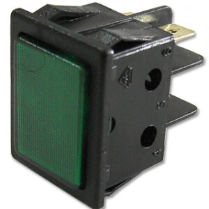 Avisador Quadrado Verde 220V
