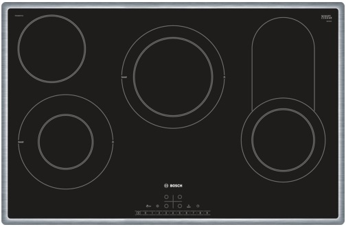 Placa Vitrocerâmica Serie 6 PKC845FP1D 4 Zonas (Preto) - BOSCH