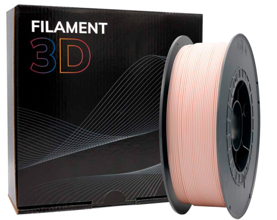 Filamento de Impressão 3D PLA 1,75mm 1Kg (Rosa Pastel) - FILAMENT 3D