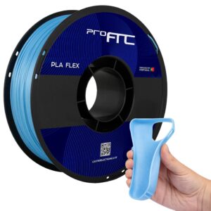 Filamento de Impressão 3D PLA-Flex 1,75mm 1Kg (Azul Claro) – ProFTC