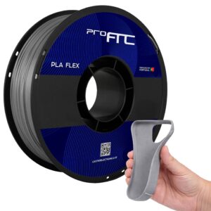Filamento de Impress?o 3D PLA-Flex 1,75mm 1Kg (Cinzento Frio) - ProFTC