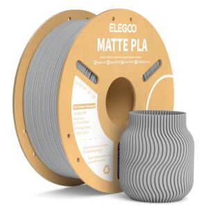 Filamento de Impress?o 3D PLA MATTE 1,75mm 1Kg (Cinza Ard?sia) - ELEGOO