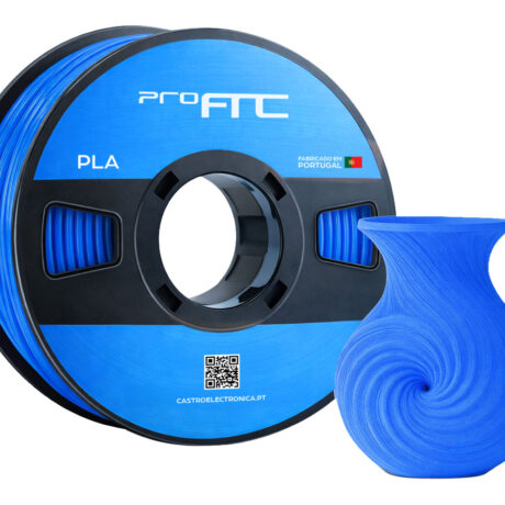Filamento de Impressão 3D PLA 1,75mm 1Kg (Azul Lago) - ProFTC
