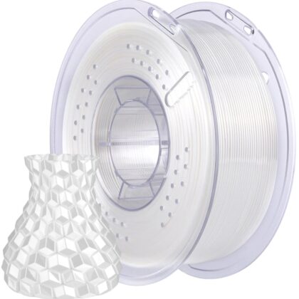 Filamento de Impressão 3D PLA SILK 1,75mm 1Kg (Branco) - ELEGOO