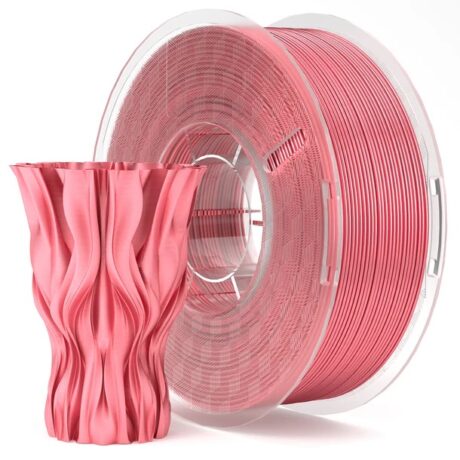 Filamento de Impressão 3D PLA SILK 1,75mm 1Kg (Rosa Coral) - ELEGOO