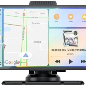 Esta??o Multim?dia Apple Carplay 7 s/ Fios Android Auto c/ C?mara Traseira - WELL