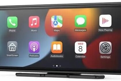 Estação Multimédia CarPlay 10,26 s/ Fios Android Auto c/ DashCam + Câmara Traseira - WELL