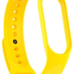 Pulseira Silicone Compatível c/ Xiaomi Mi Band 7 (Amarelo)