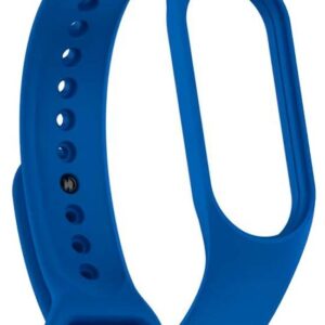 Pulseira Silicone Compat?vel c/ Xiaomi Mi Band 7 (Azul Marinho)