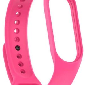 Pulseira Silicone Compat?vel c/ Xiaomi Mi Band 7 (Rosa)