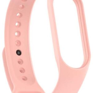 Pulseira Silicone Compatível c/ Xiaomi Mi Band 7 (Rosa Claro)