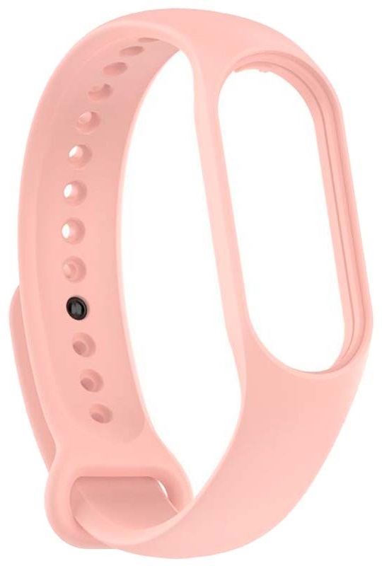 Pulseira Silicone Compatível c/ Xiaomi Mi Band 7 (Rosa Claro)