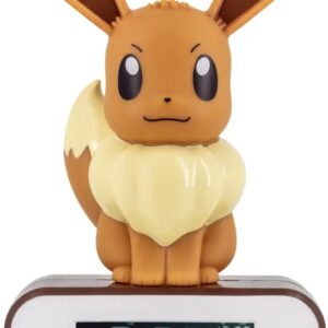 Relógio/Despertador Pokémon Eevee c/ Lampada LED - TEKNOFUN