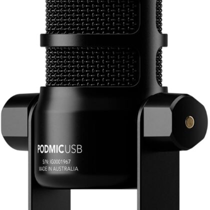 Microfone de Estúdio PodMic USB (Preto) - RODE