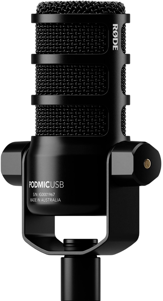 Microfone de Estúdio PodMic USB (Preto) - RODE