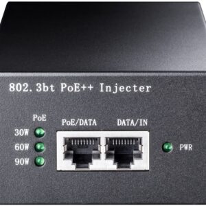 Injetor PoE++ POE400 56VDC 90W Gigabit (Preto) - CUDY