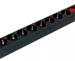 Extens?o p/ Rack 8 Tomadas c/ Interruptor 1U - PHASAK