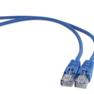 Cabo de Rede RJ45 Cat5e UTP Azul (50cm) - GEMBIRD