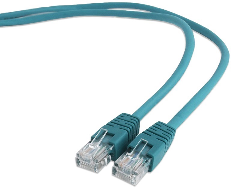 Cabo de Rede RJ45 Cat5e UTP Verde (1 metro) - GEMBIRD