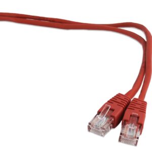 Cabo de Rede RJ45 Cat5e UTP Vermelho (1 metro) - GEMBIRD