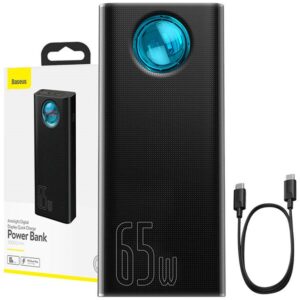 PowerBank Amblight 30000mAh 65W (Preto) - BASEUS