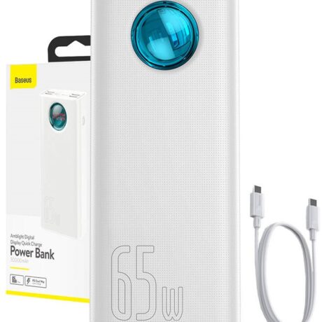 PowerBank Amblight 30000mAh 65W (Branco) - BASEUS