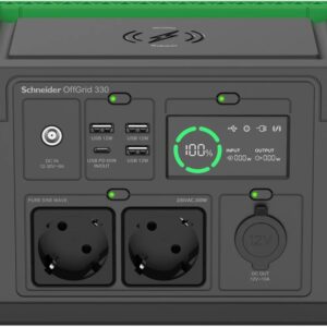 Estação de Energia Portátil 332Wh 531W PPS330-GR (Preto/Verde) - APC