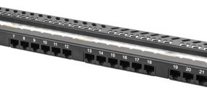 Painel de Conex?es 19 0.5U Cat.6 (Preto) - LANBERG